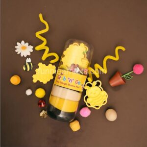 honeybee theme playdough