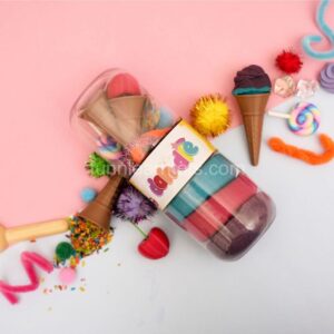 Dohdle icecream theme playdough kit