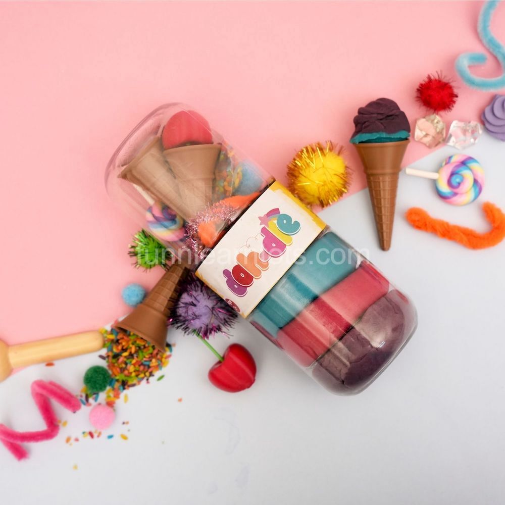 Dohdle icecream theme playdough kit