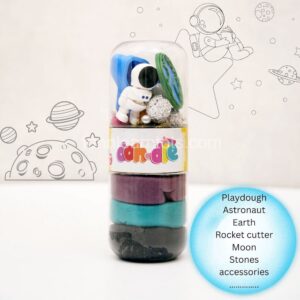 Space theme playdough
