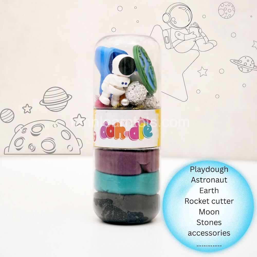 Space theme playdough