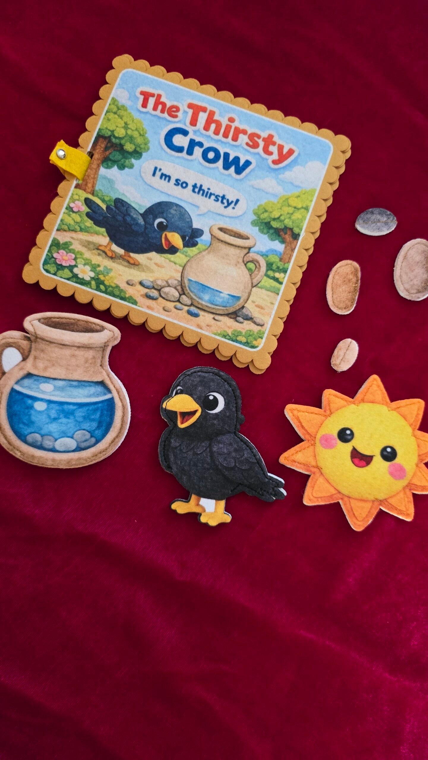 The thirsty crow story items