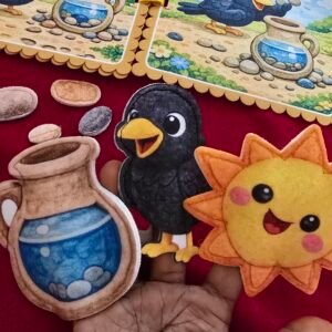 The thirsty crow story telling