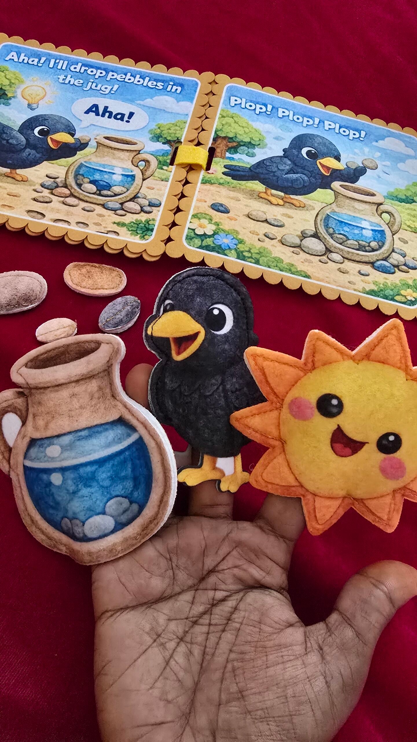 The thirsty crow story telling