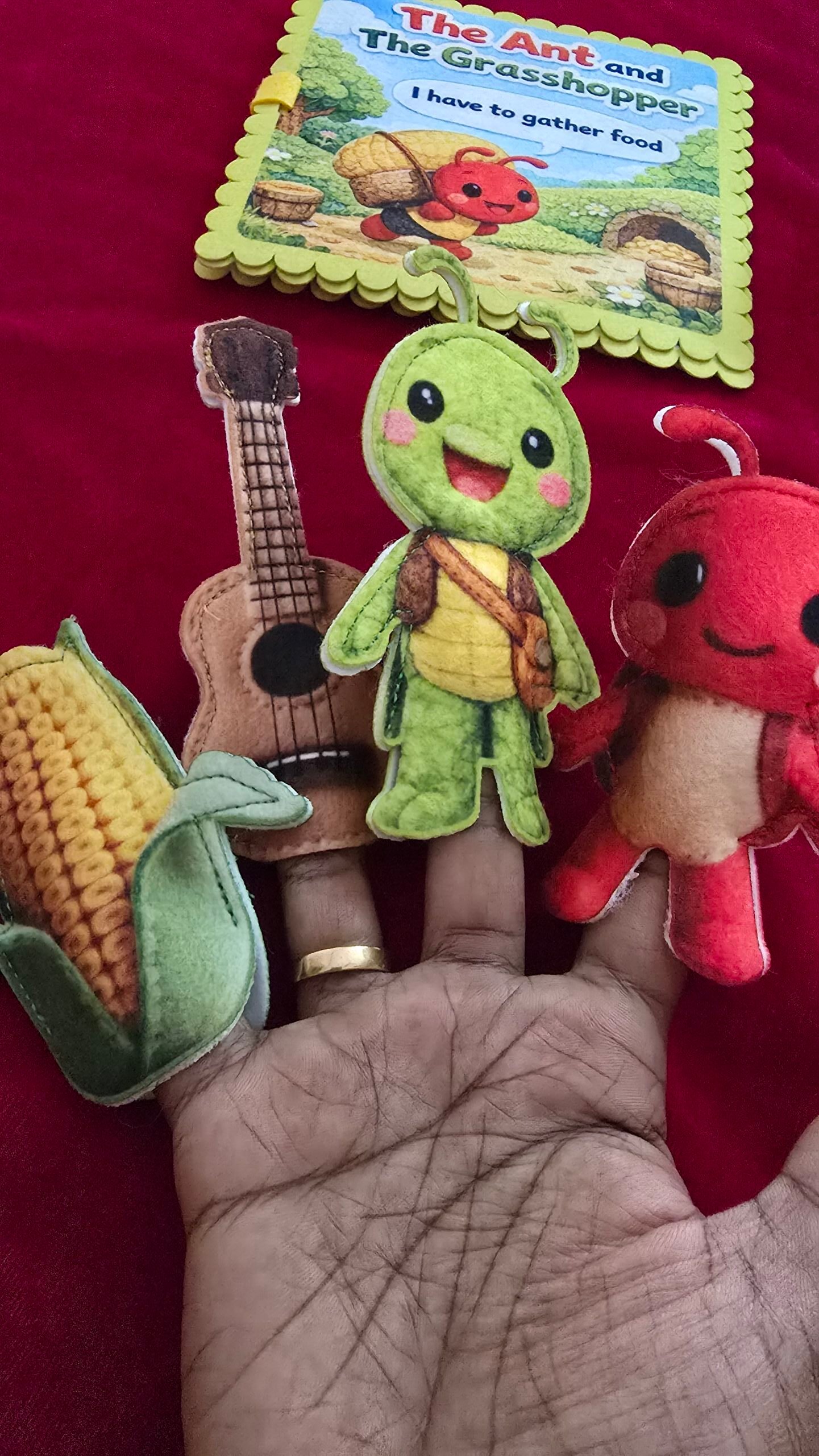 the ant grasshopper story bag